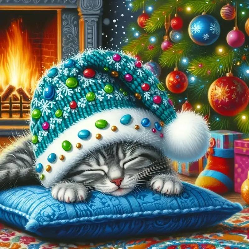 DIY Volle Runde Diamant Malerei Kreuzstich Frohe Weihnachten Weihnachtsmann Schneemann Home Dekoration Kunst Diamant Malerei 5d Diamant Kunst Malerei Full Round 30x32.5CM von Joom DACH