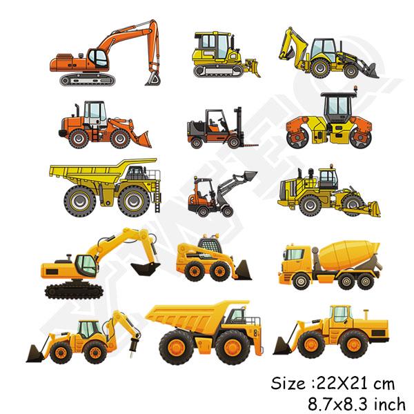 DIY Wärmeübertragung Aufbügelflicken Niedliche Cartoon-Autos Set Patch Für Kinder Kleidung T-Shirt Kleider von Joom DACH