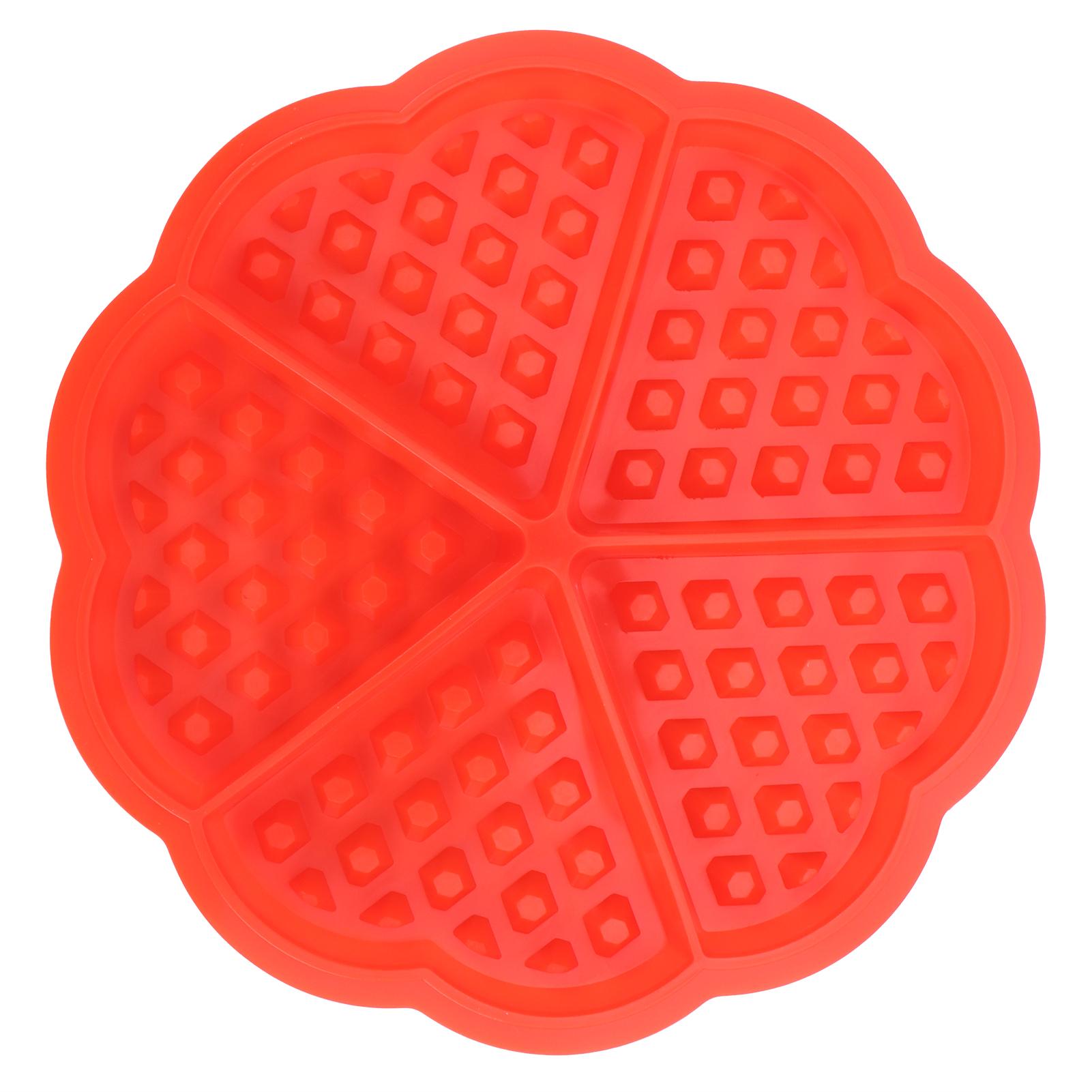 DIY Waffelform Wiederverwendbare Silikon Muffin Kuchenform Backutensil Küchenzubehör(4Grid DIY Waffelform Wiederverwendbare Silikon Muffin Kuchenform Backutensil Küchenzubehör(4Grid von Joom DACH