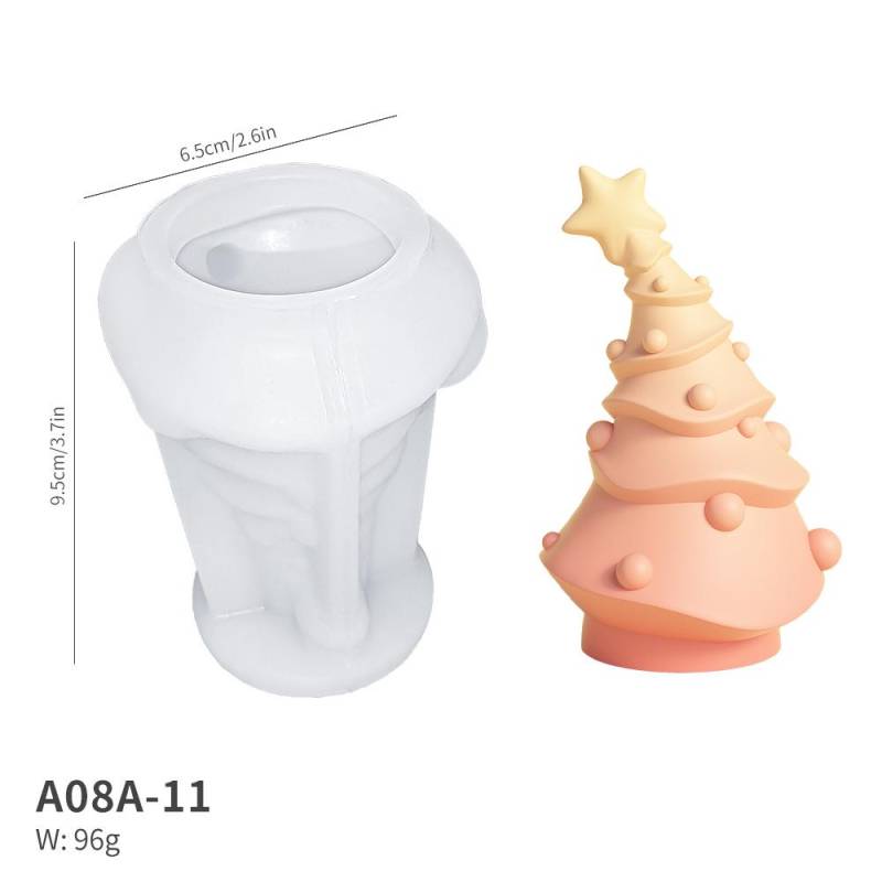 DIY Weihnachts-Aroma-Ornament-Form: 3D Hirsch, Zwerg, Kätzchen und Schneemann Kerze Gipsform von Joom DACH