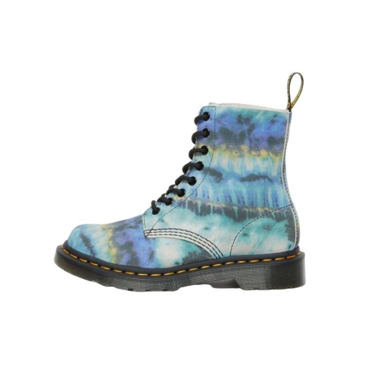 DR. Martens 1460 Pascal Leder Schnürstiefel Blau Sommer Batik (Damen) Damen Sneaker 27242400 36 von Joom DACH
