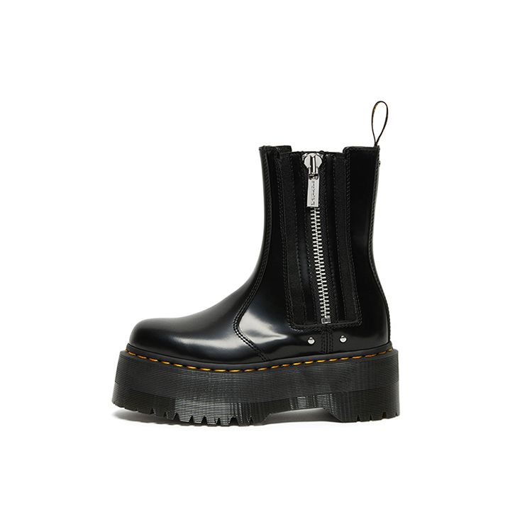 DR. Martens 2976 Max Leder Plateau Chelsea Boot Schwarz Damen Sneaker 26903001 37 von Joom DACH