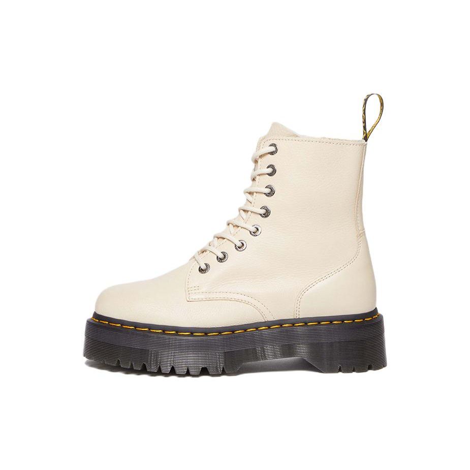 DR. Martens Jadon Serie Leder Dicke Sohle 8 Ösen Schnürung Kurze Martin Stiefel Unisex Stiefel Beige 26378292 36 von Joom DACH