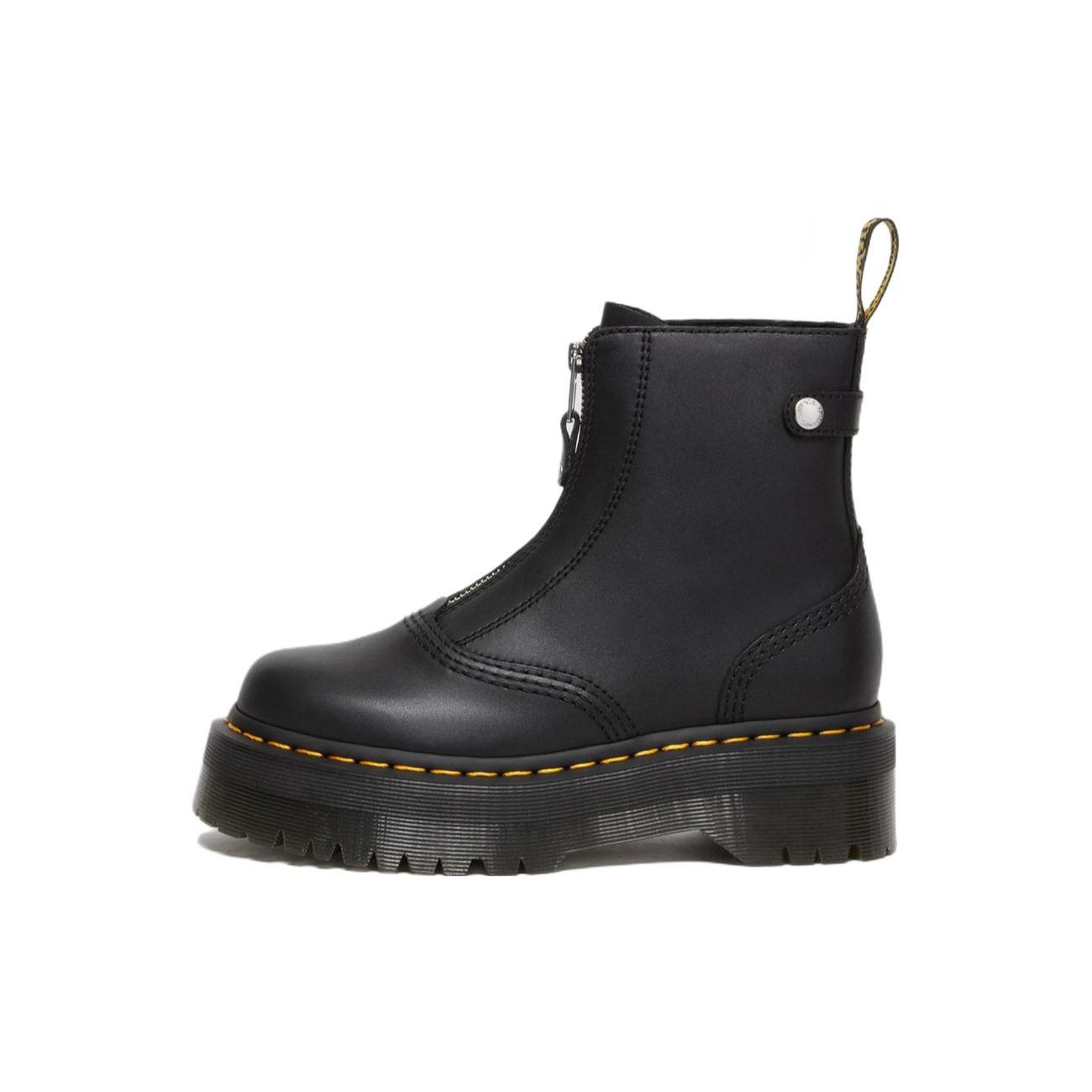 DR. Martens Jetta Zip Plateau-Stiefel Schwarz Damen Sneaker 27656001 37 von Joom DACH