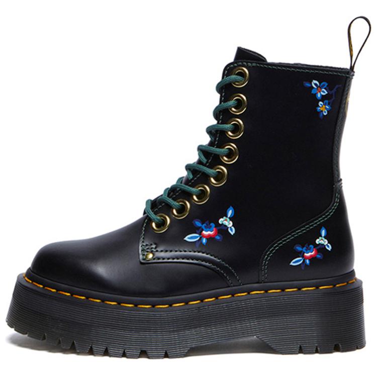 DR. Martens Leder Leichte Bequeme Atmungsaktive Stiefel mit dicker Sohle Unisex-Stiefel Schwarz 32164001 36 von Joom DACH