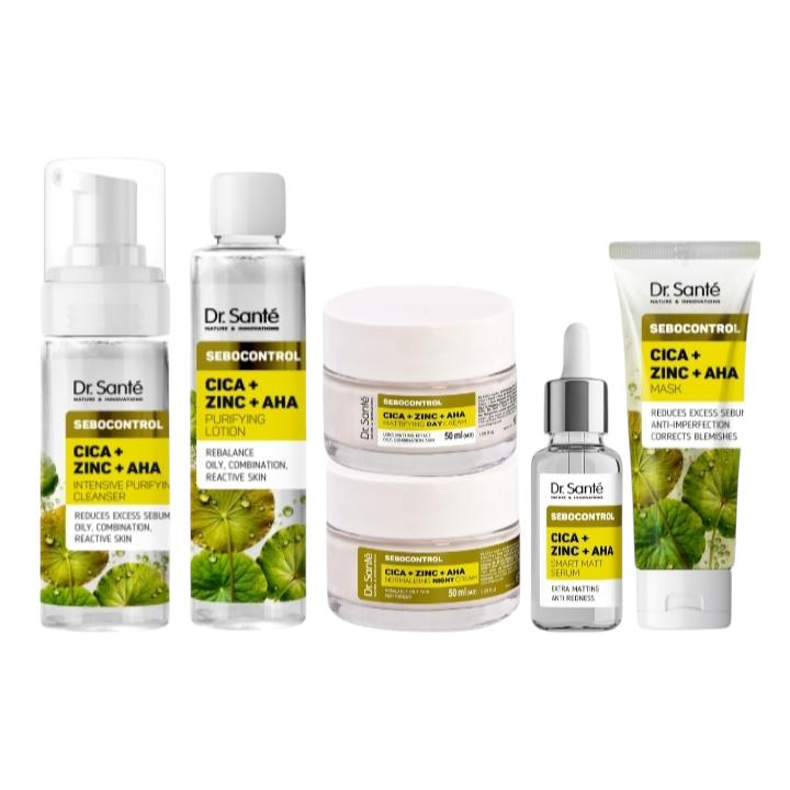 DR. Sante Sebocontrol Gesichtspflegeset Cyca + Zink + ANA ALL Face Care SET von Joom DACH
