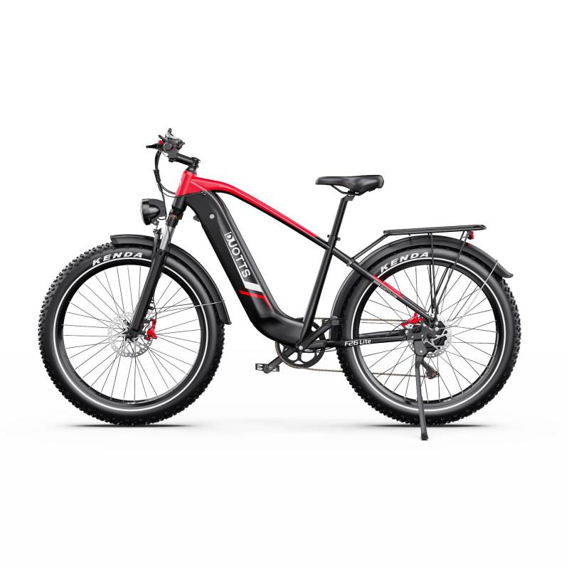 DUOTTS F26 Lite E-Mountainbike mit Kindersitz 48V18Ah Akku 500W Urbanes Pendler-Elektrofahrrad 26 Zoll Fat Tires All-Terrain Elektrofahrrad schwarz von Joom DACH