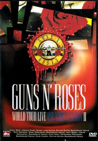 DVD GUNS N' ROSES - World Tour Live: Use Your Illusion  keine Aufschrift Südkorea Rock Gebraucht von Joom DACH