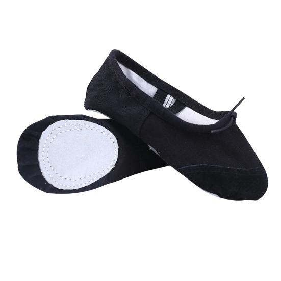 DYS Unisex Kinder Erwachsene Indoor Spitze Gymnastik Weiche Sohle Ballett Tanz Yoga Schuhe 41 schwarz von Joom DACH