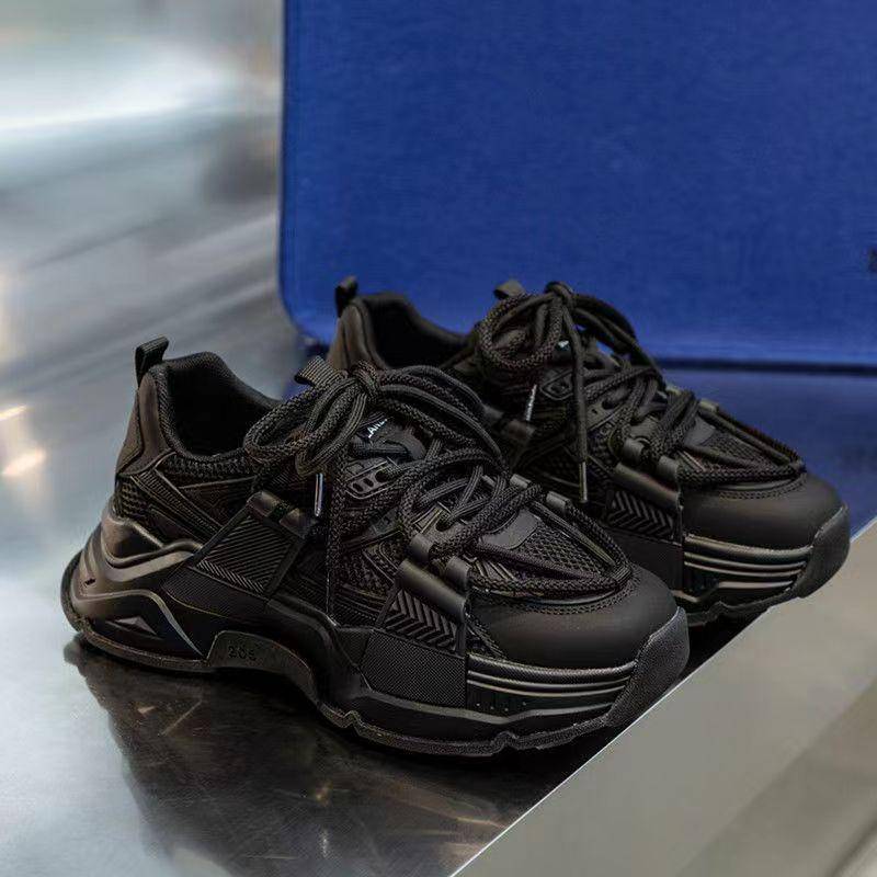 Dad Shoes Damen Neue Frühling Damen Schuhe Plateau Schuhe Fried Street Elevator Wild Lässiger Lauf-Sneaker 40 von Joom DACH