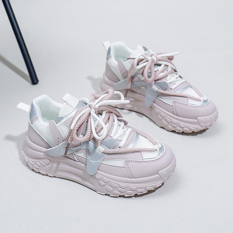 Dad Shoes Damen Sommer Neu Ins Style Studentenschuhe Dicke Sohle Erhöht Freizeit Sneaker 40 von Joom DACH