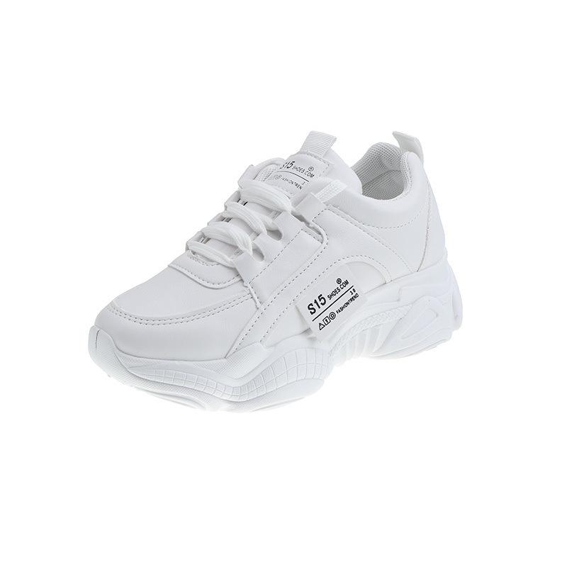 Daddy Schuhe Damen Frühjahrssaison Trendschuhe Neue Einzelstil Daddy Schuhe Lässige Weiße Sportschuhe 40 weiß von Joom DACH