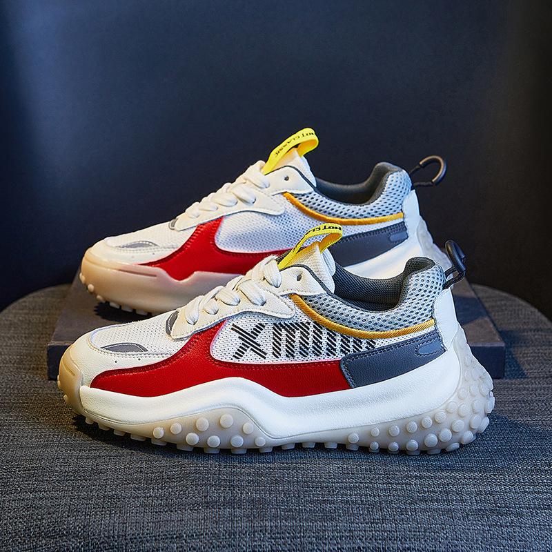 Daddy Schuhe Damen Trendy Frühling Neue Damenschuhe Dünnschliff Atmungsaktive Mesh-Schuhe All-Match Casual Sportschuhe 40 von Joom DACH