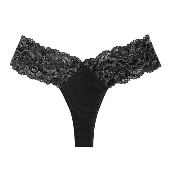 Dame Höschen Dreieck Form Schnell trocknende Unterwäsche Trendy Blume Stickerei Dünne Slips Frauen Kleidung M schwarz Dame Höschen Dreieck Form Schnell trocknende Unterwäsche Trendy Blume Stickerei Dünne Slips Frauen Kleidung M schwarz von Joom DACH