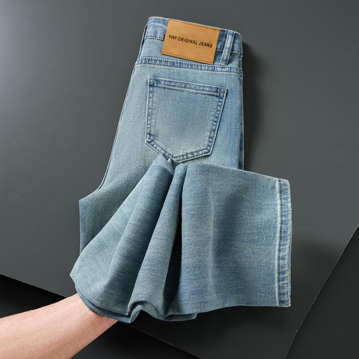 Damen 2025 Winter High-Waisted Fleecegefütterte Schlankmachende Straight-Leg Jeans L von Joom DACH