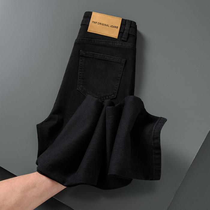 Damen 2025 Winter High-Waisted Fleecegefütterte Schlankmachende Straight-Leg Jeans XL von Joom DACH