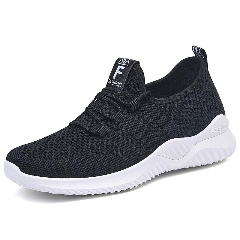 Damen Atmungsaktive Sneaker Althletic Tennis Trainer Schuhe Ultraleicht Fitnessstudio Sport Outdoor Jogging Laufschuhe 37 schwarz von Joom DACH