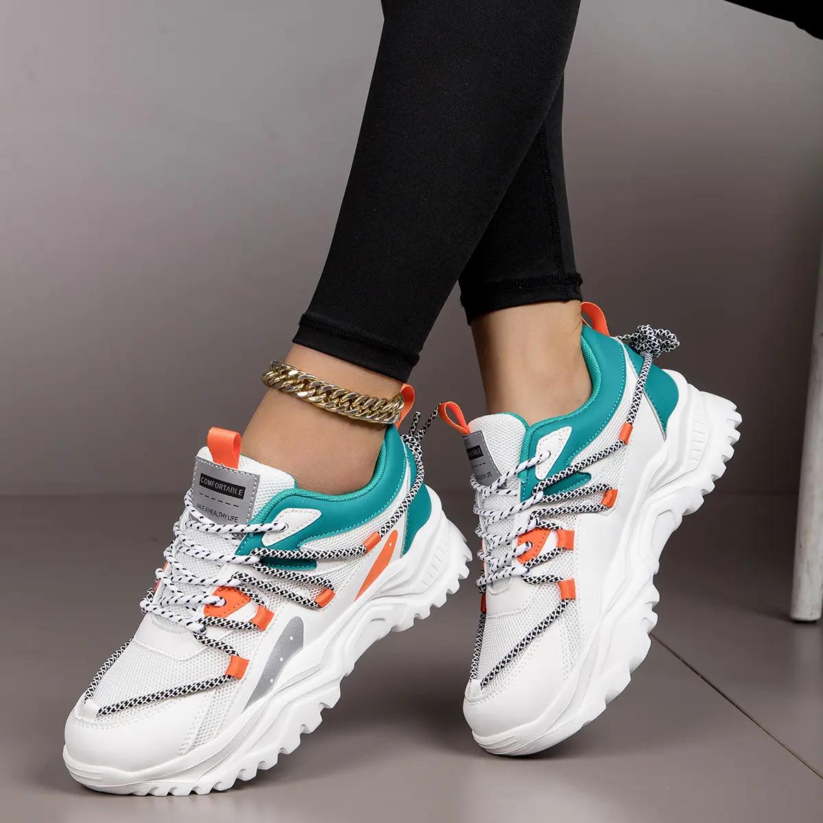 Damen Atmungsaktive Sneakers Laufschuhe Fitness Sportschuhe Freizeitschuhe Sportbekleidung Wanderschuhe Freizeitschuhe für Damen 40 von Joom DACH