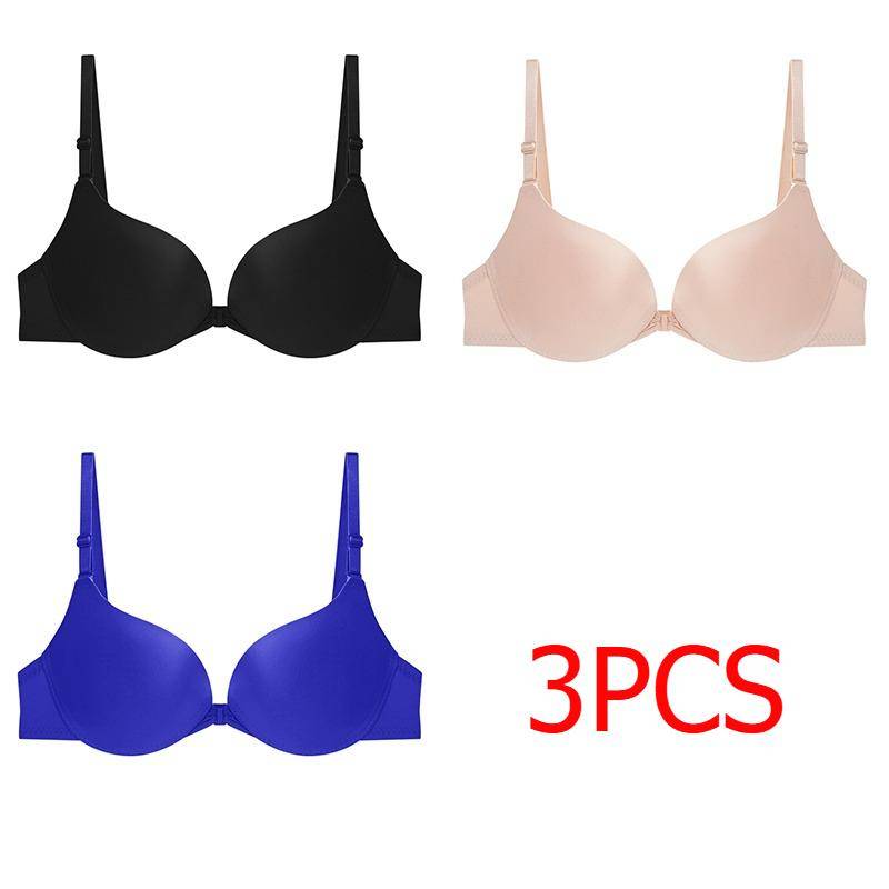 Damen-BHs mit verstellbarer Schnalle, kleine Körbchen, nahtlose Push-Up-Unterwäsche, Schönheits-Rücken-BHs 38/85AB Damen-BHs mit verstellbarer Schnalle, kleine Körbchen, nahtlose Push-Up-Unterwäsche, Schönheits-Rücken-BHs 38/85AB von Joom DACH