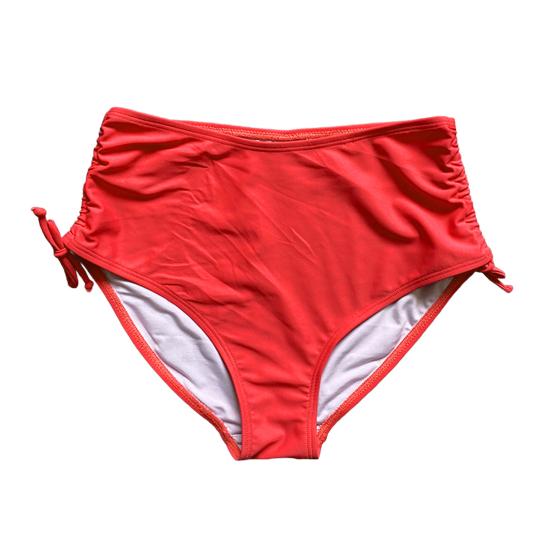 Damen Badeshorts V-Ausschnitt Kordelzug Bikinihose Verstellbare gerüschte Seiten Boyshorts Badeanzug Boardshorts XXL von Joom DACH