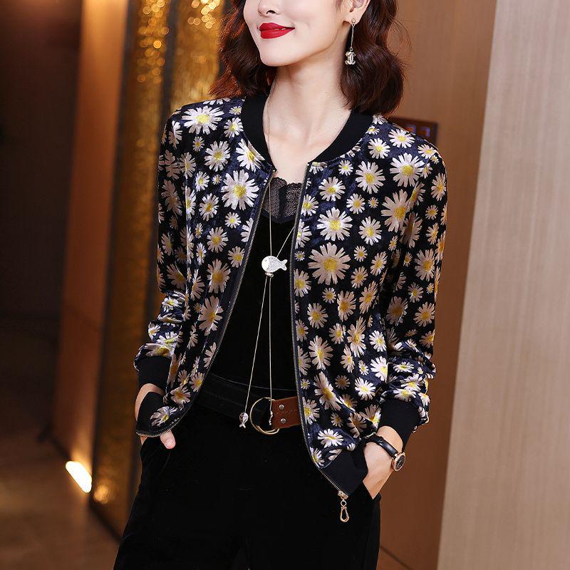 Damen-Baseballjacke mit Blumenmuster – große Größe, leichte Sommerjacke zum Schutz vor der Sonne 5XL von Joom DACH