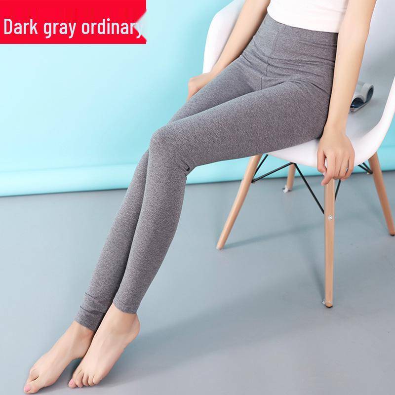 Damen Baumwolle Lange Unterhosen mit hohem Bund, Slim Fit - Einfarbig, Dünn, Warm XXXL von Joom DACH