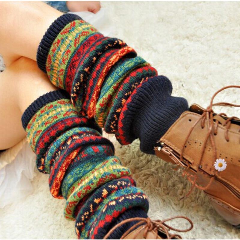 Damen Beinwärmer Winter Lange Socken Strick Häkeln Legging Strumpf Damen Beinwärmer Winter Lange Socken Strick Häkeln Legging Strumpf von Joom DACH