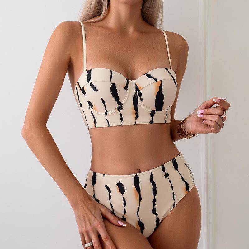 Damen Bikini Set Push-Up BH Gepolstert Push Up BH Bademode S von Joom DACH