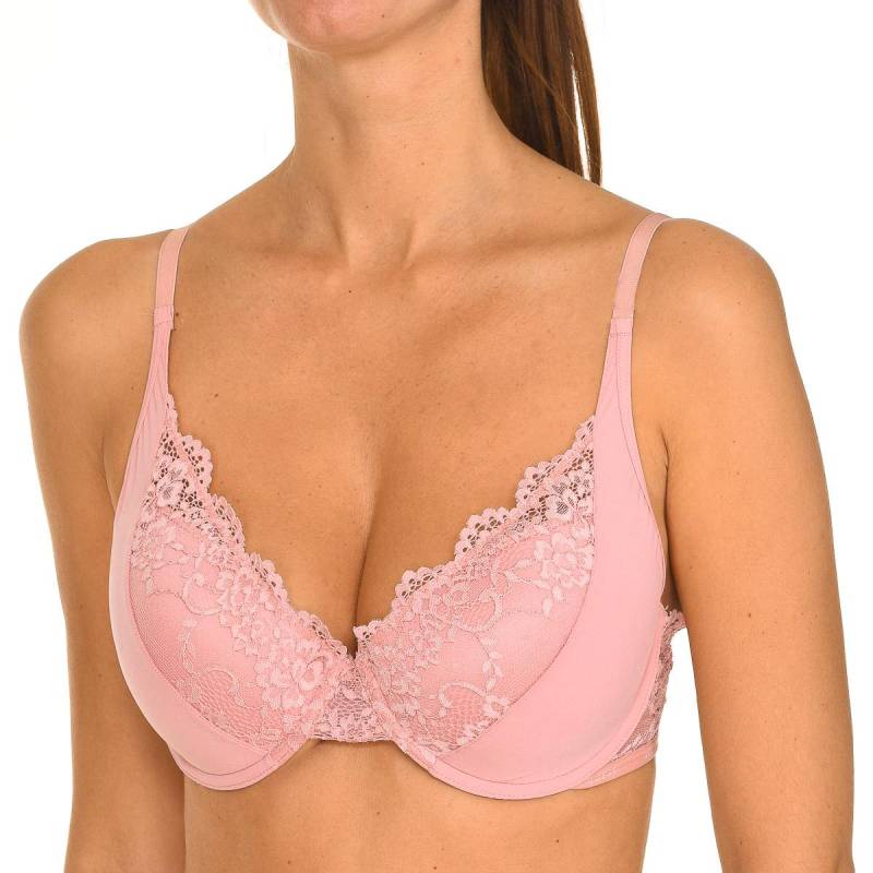 Damen O0BC01PZ01C Bügel-BH mit Spitze und Stretch 30 B rosa von Joom DACH
