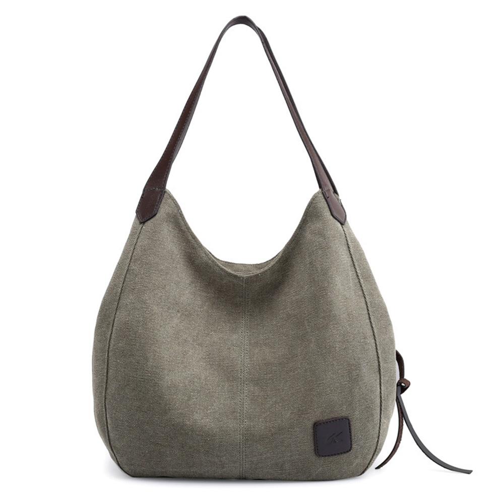 Damen Canvas Umhängetasche Handtasche mit mehreren Taschen Vintage Totes Hobo Bags armee grüne Damen Canvas Umhängetasche Handtasche mit mehreren Taschen Vintage Totes Hobo Bags armee grüne von Joom DACH