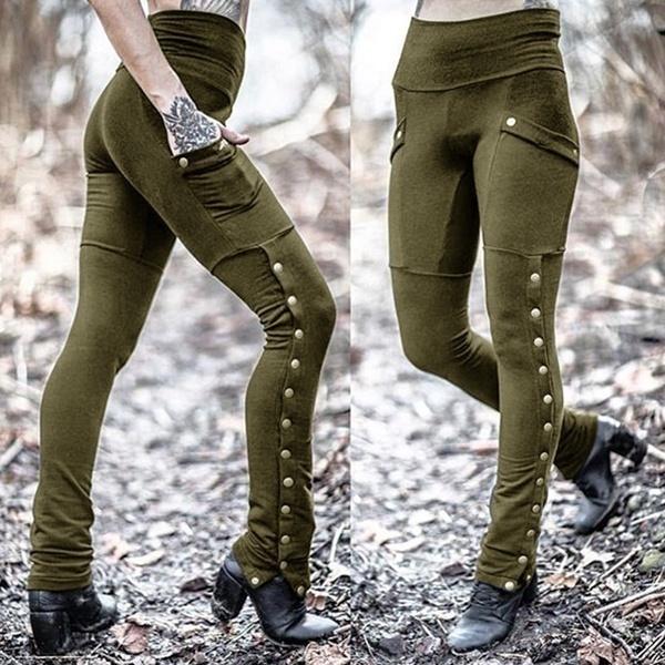 Damen Casaul Hose Slim Cool Militia Hose Leggings XXXL grün Damen Casaul Hose Slim Cool Militia Hose Leggings XXXL grün von Joom DACH