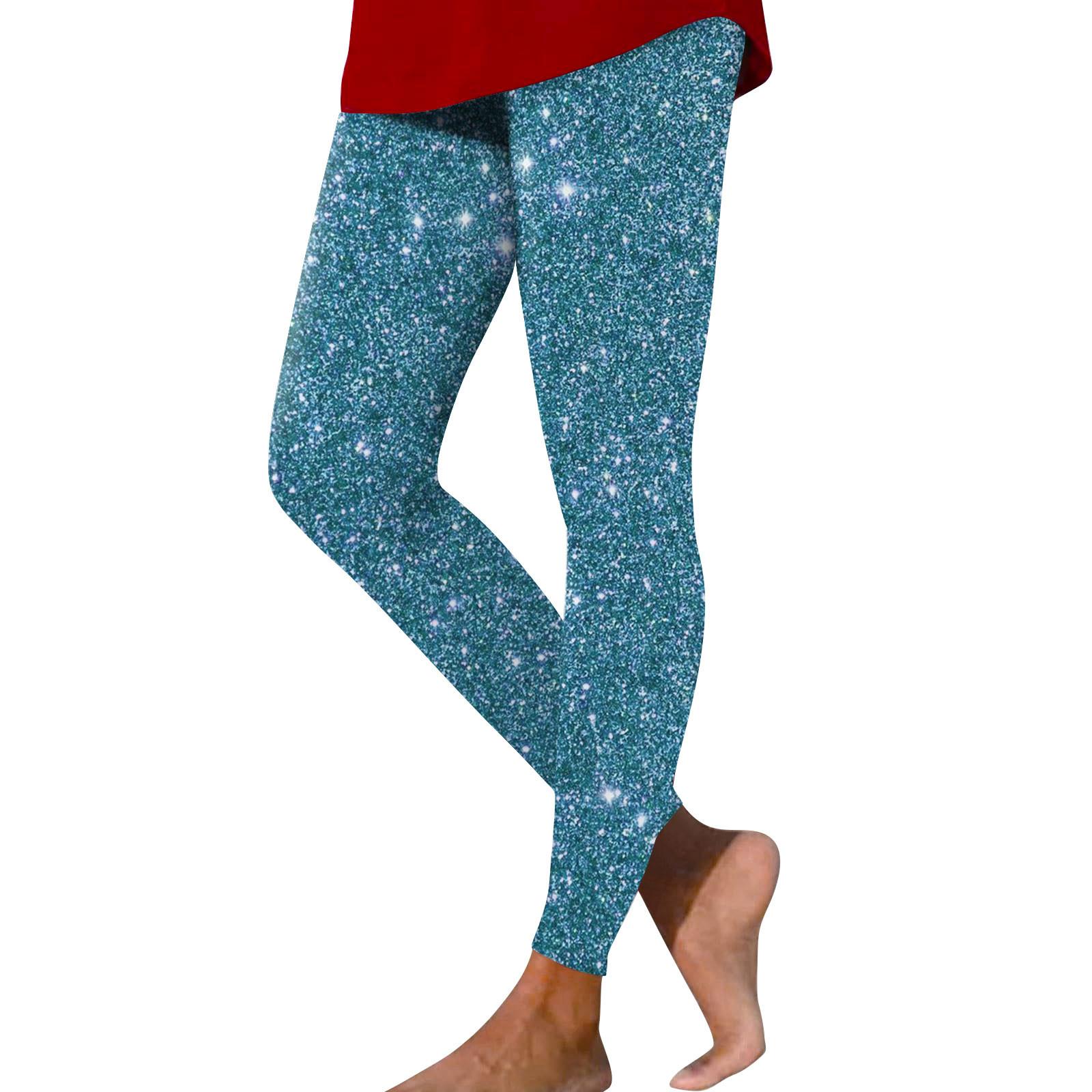 Damen Casual Fashion Outdoor Pailletten Schlanke elastische Yogahose Neun-Minuten-Hose S Damen Casual Fashion Outdoor Pailletten Schlanke elastische Yogahose Neun-Minuten-Hose S von Joom DACH