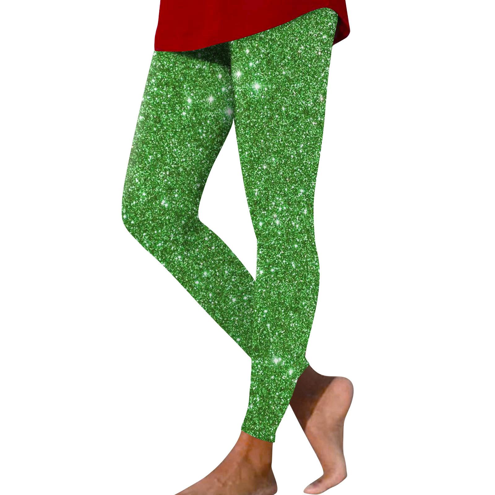 Damen Casual Fashion Outdoor Pailletten Schlanke elastische Yogahose Neun-Minuten-Hose XL grün Damen Casual Fashion Outdoor Pailletten Schlanke elastische Yogahose Neun-Minuten-Hose XL grün von Joom DACH