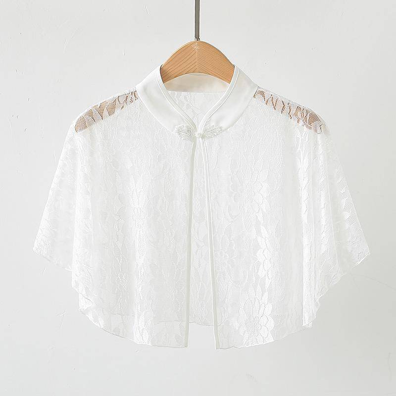 Damen-Chiffon-Schal-Cardigan - Leichte Sommerweste & Sonnenschutzjacke Default von Joom DACH