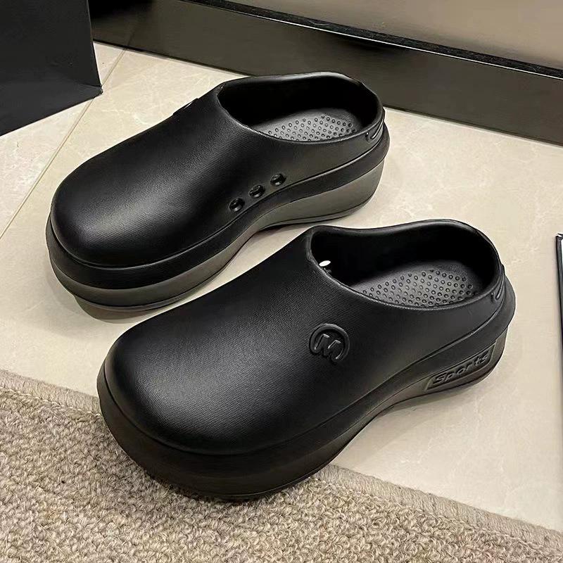 Damen Clogs Hausschuhe Sommer Wasserdichte Krankenschwesterschuhe Klobige Gartenschuhe für Frauen Schlupfsandalen EVA-Plateau Dicke Pantoletten 40 schwarz Damen Clogs Hausschuhe Sommer Wasserdichte Krankenschwesterschuhe Klobige Gartenschuhe für Frauen Schlupfsandalen EVA-Plateau Dicke Pantoletten 40 schwarz von Joom DACH