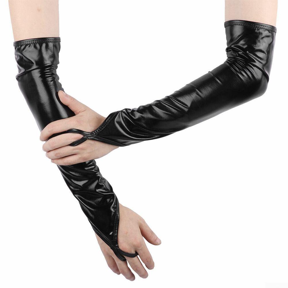 Damen Cosplay Damen Handschuhe Hot Girl Mikroelastizität Free schwarz von Joom DACH