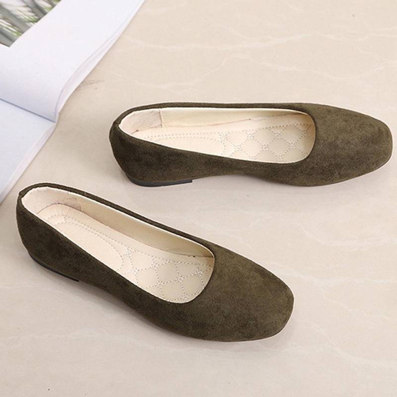 Damen Damen Slip On Flache Schuhe Sandalen Lässige Ballerina Schuhe Größe 40 armee grüne Damen Damen Slip On Flache Schuhe Sandalen Lässige Ballerina Schuhe Größe 40 armee grüne von Joom DACH
