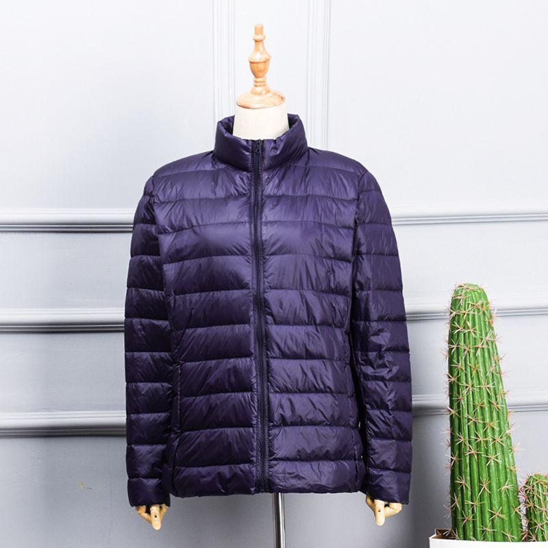 Damen Daunenjacke in Übergröße - Kurzer Stil, Geeignet für 200+ Pfund, Lässige Winterbekleidung für alle Altersgruppen 4XL (155-170 kg) von Joom DACH