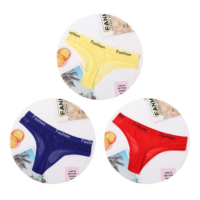 Damen-Dessous, G-String, Netz-Slip, Unterwäsche, Höschen, T-String, Tangas, Knicker L von Joom DACH