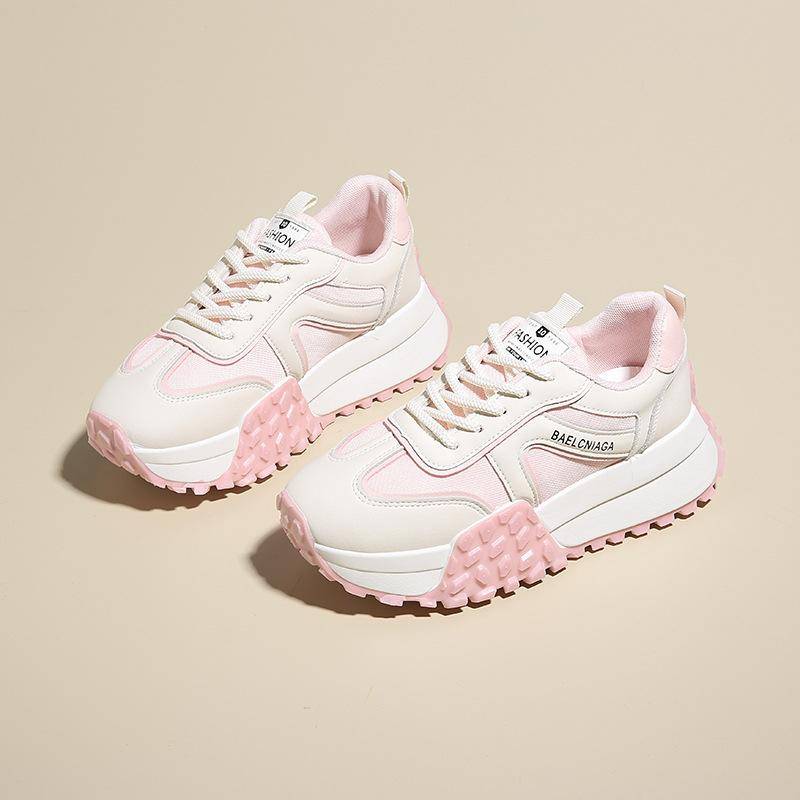 Damen Dicksohl Erhöhte Daddy Schuhe Frühling Neu Vielseitig und Leichte Lässige Sportschuhe Ins Style 40 von Joom DACH