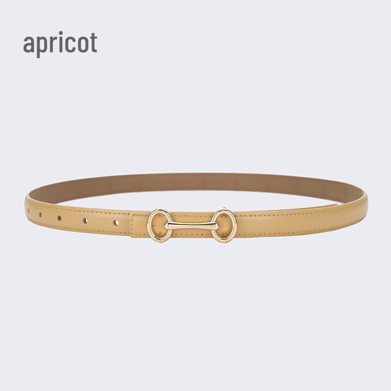 Damen Einfacher Echtleder Mode Gürtel - Vielseitig für Jeans, Hosen und Kleider 105 cm von Joom DACH