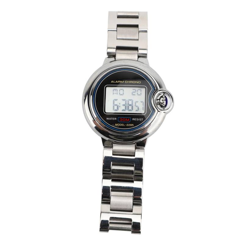 Damen Elektronische Uhr Wasserdicht Outdoor Sportuhr Multifunktional Edelstahl Handgelenk von Joom DACH