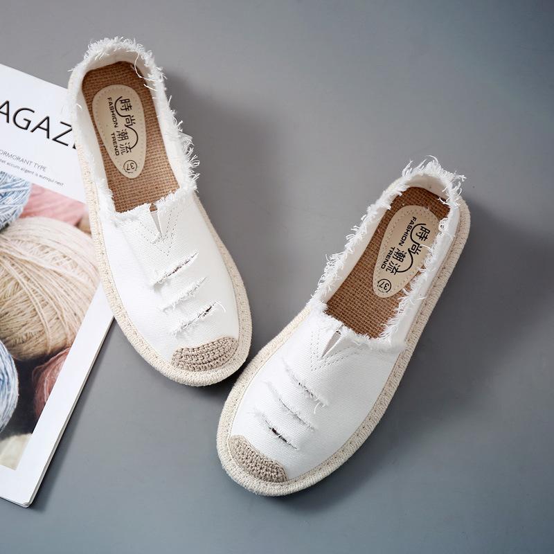 Damen Flache Schuhe Slip On Damen Canvas Lazy Loafers Atmungsaktive Espadrilles Frühling Herbst Schuhe 40 weiß Damen Flache Schuhe Slip On Damen Canvas Lazy Loafers Atmungsaktive Espadrilles Frühling Herbst Schuhe 40 weiß von Joom DACH