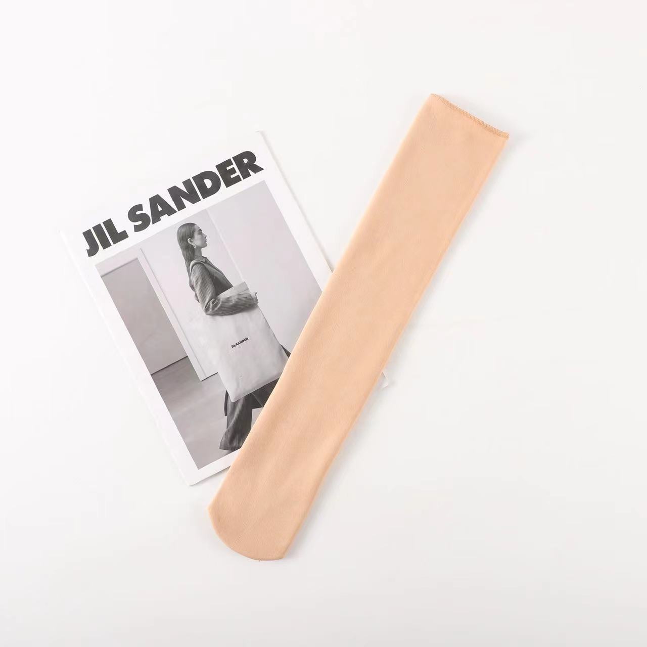 Damen Fleecegefütterte Halbhohe Socken Dicke Kniestrümpfe Schneesocken 1 pair beige von Joom DACH