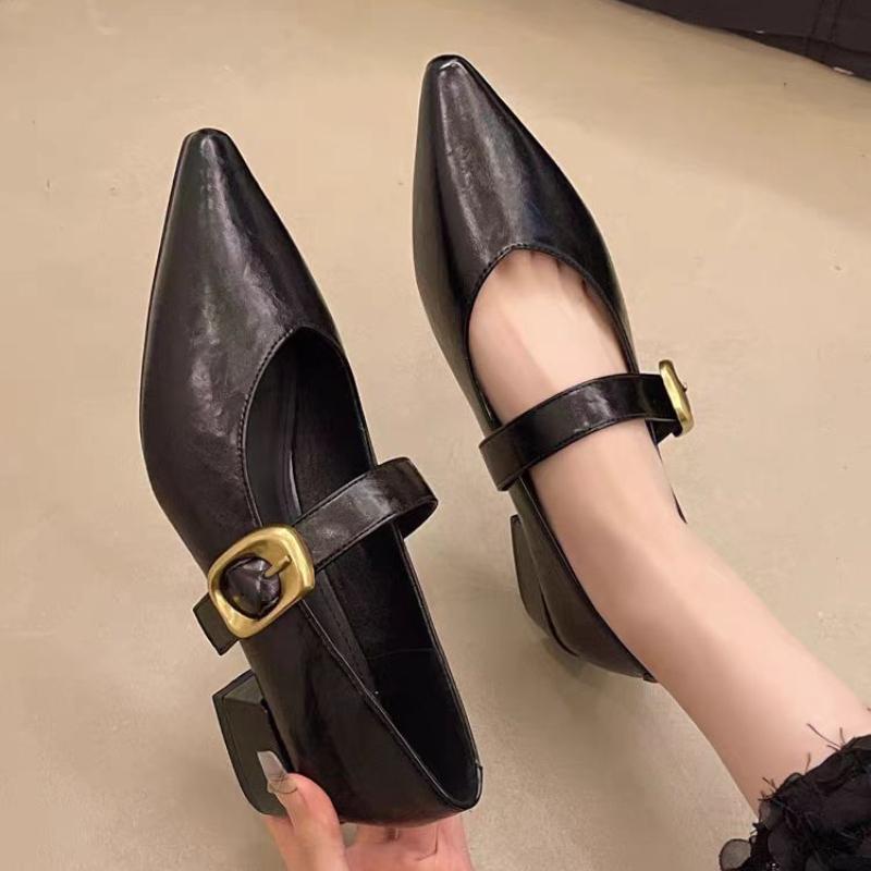 Damen Frühling Neue Einfache Unifarbene Low-Top Schuhe Outdoor Walking Bequeme Flache Slipper Damenschuhe Übergröße 41 schwarz von Joom DACH