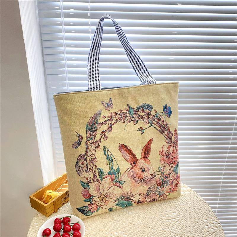 Damen Große Kapazität Cartoon Shopper Tasche Print Canvas Tasche Katze Hund Kaninchen Muster Niedlich Große Tragetasche Handtaschen Frauen Tasche Damen Lässige Schultertaschen Damen Große Kapazität Cartoon Shopper Tasche Print Canvas Tasche Katze Hund Kaninchen Muster Niedlich Große Tragetasche Handtaschen Frauen Tasche Damen Lässige Schultertaschen von Joom DACH
