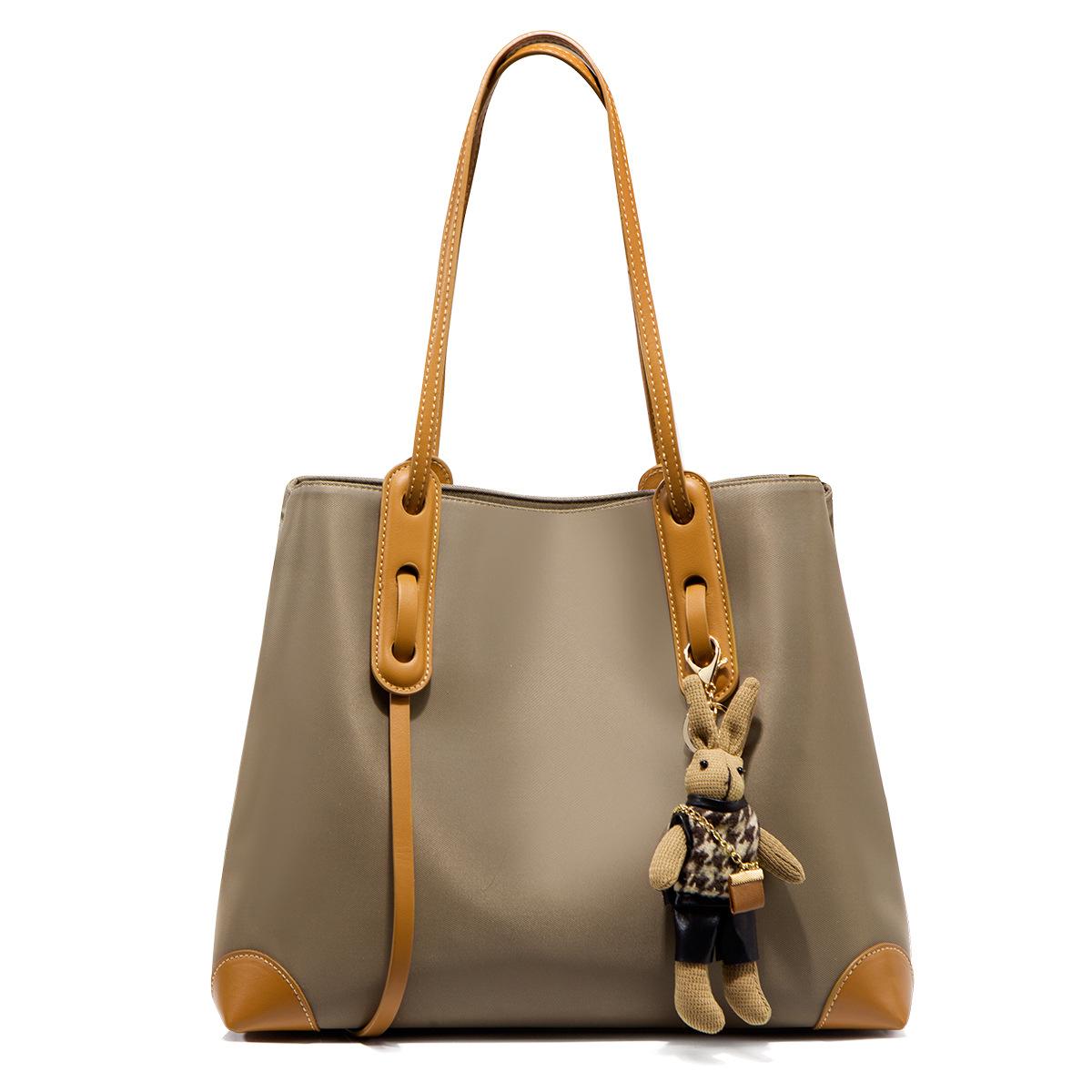 Damen Große Taschen, Damen Modische Ein-Schulter Tragetaschen, Pendler Damen Taschen mit großem Fassungsvermögen, Hochwertige Canvas-Taschen von Joom DACH