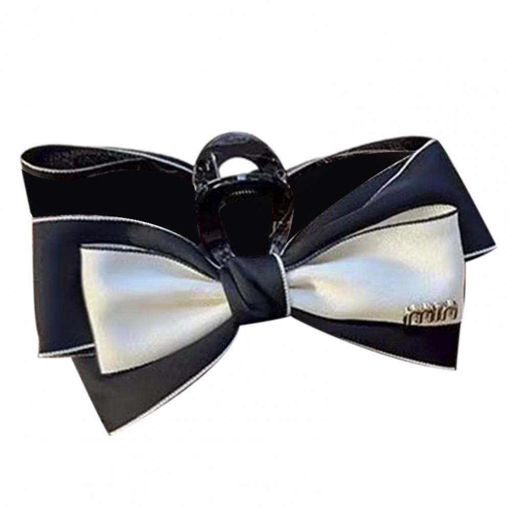 Damen Haarspange Glänzendes Herz Strass Schleife Dekor Haarspange Hinterkopf Haiklammer Haarschmuck von Joom DACH