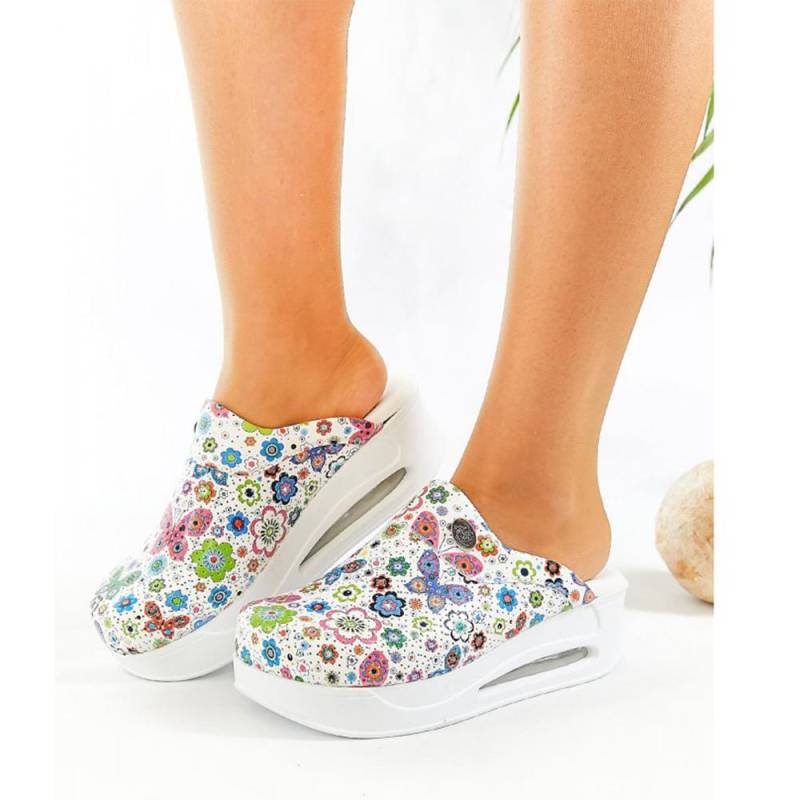 Damen Hausschuhe Neue Orthopädische Sabo Schuhe Sandalen Krankenschwester Arzt Krankenhaus Medizinische Lässige Qualität Weicher Komfort Anti-Rutsch-Clog 38 meergrün von Joom DACH