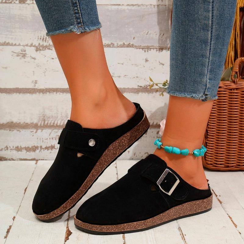 Damen Hausschuhe Neue Sommer Mode Wildleder Hausschuhe Outdoor Pantoletten Schuhe Luxus Strandsandalen Home Slides Damen De Mujer 36 schwarz von Joom DACH